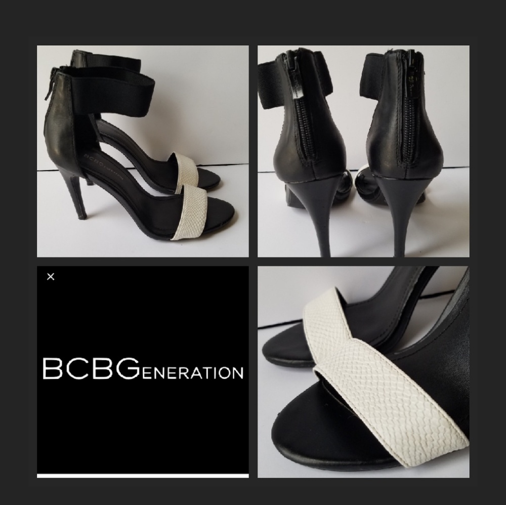 ⭐Host Pick!⭐ BCBGeneration Black and White Heels
